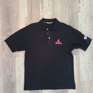 SIZE M | MENS |Cutter & Buck MLB BOSTON RED SOX 2007 World Serie Polo Golf Shirt